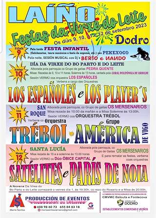 Festas da Virxe do Leite de Laiño en Dodro