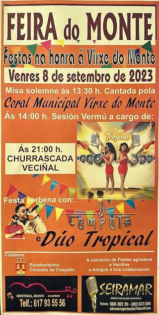 Festas da Virxe do Monte (2026) en Cospeito