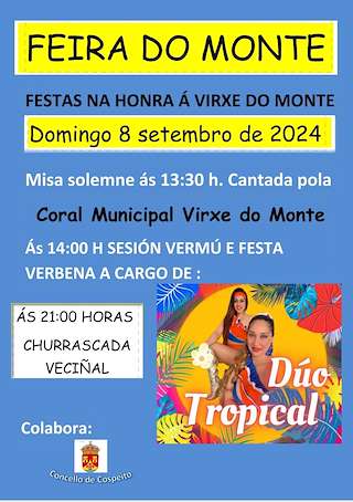 Festas da Virxe do Monte (2026) en Cospeito