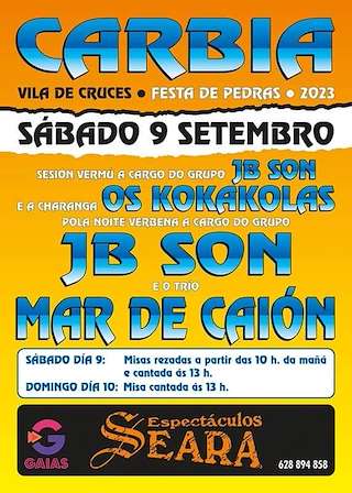 Festas das Pedras de Carbia  en Vila de Cruces