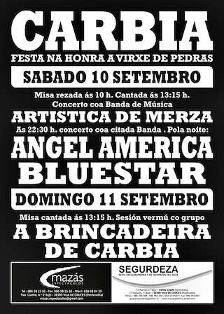 Festas das Pedras de Carbia  en Vila de Cruces