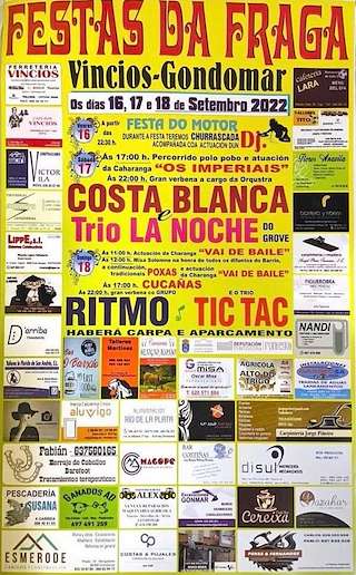 Festas de A Fraga de Vincios (2026) en Gondomar