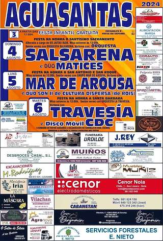 Festas de Aguasantas en Rois
