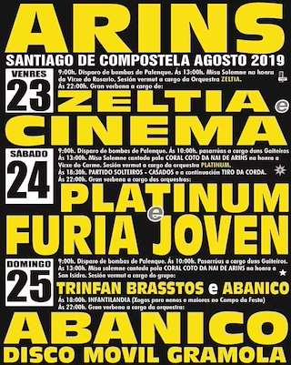Festas de Arins en Santiago de Compostela