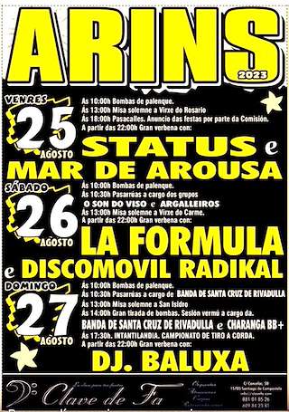 Festas de Arins en Santiago de Compostela