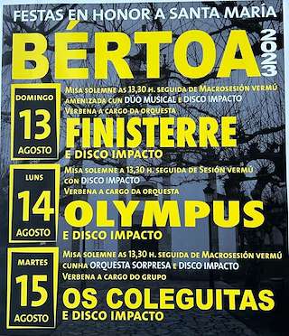 Festas de Bértoa - Nosa Señora en Carballo