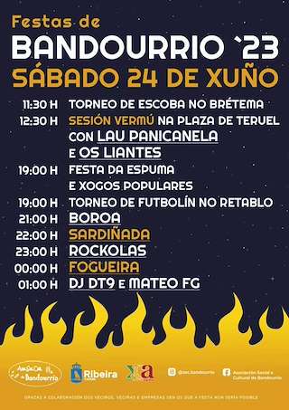 Festas de Bandourrio en Ribeira