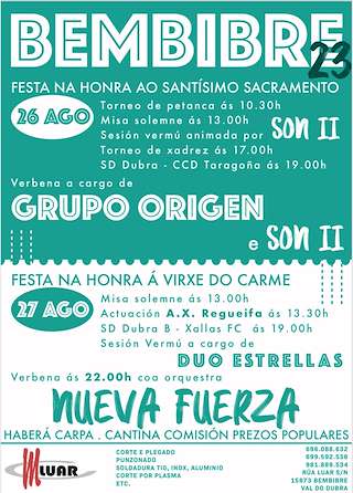 Festas de Bembibre en Val do Dubra