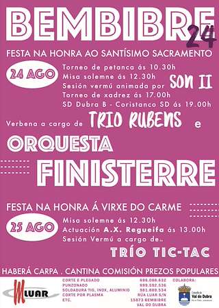 Festas de Bembibre en Val do Dubra