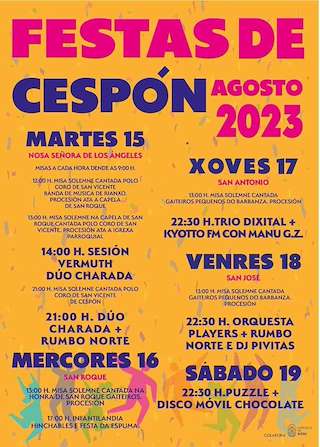 Festas de Cespón en Boiro
