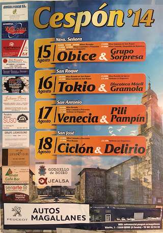 Festas de Cespón en Boiro