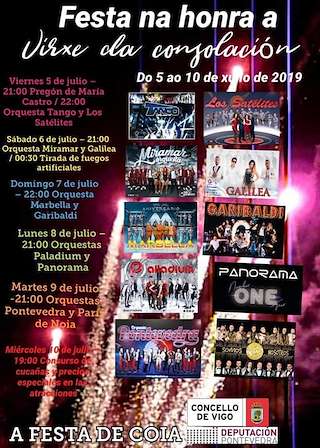 Festas de Coia - Virxe da Consolación en Vigo