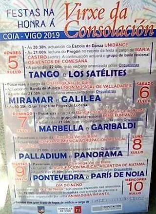 Festas de Coia - Virxe da Consolación en Vigo