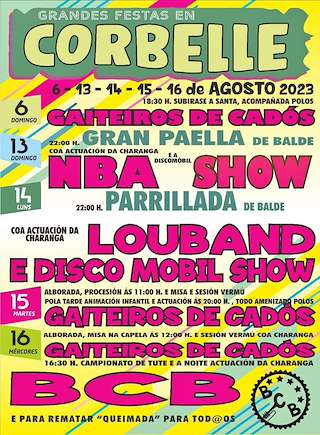 Festas de Corbelle (2026) en Bande