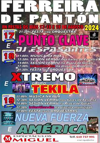 Festas de Ferreira en Pantón