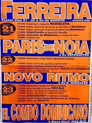 Festas de Ferreira en Pantón