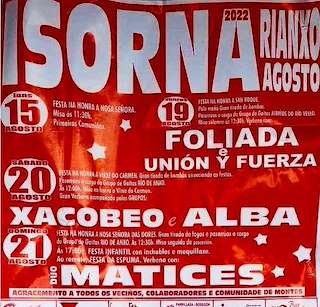Festas de Isorna en Rianxo