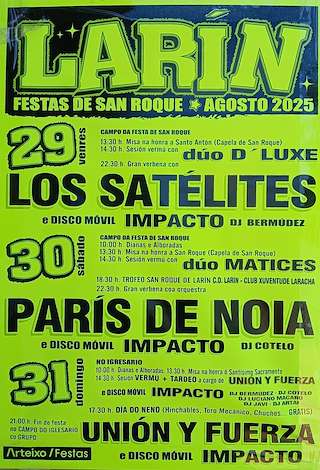 Festas de Larín (2026) en Arteixo