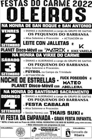 Festas de San Martiño de Oleiros en Ribeira