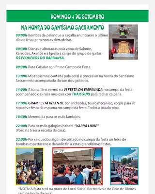 Festas de San Martiño de Oleiros en Ribeira