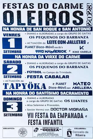 Festas de San Martiño de Oleiros en Ribeira