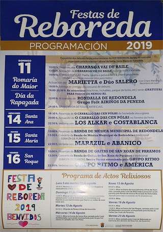 Festas de Reboreda (2026) en Redondela