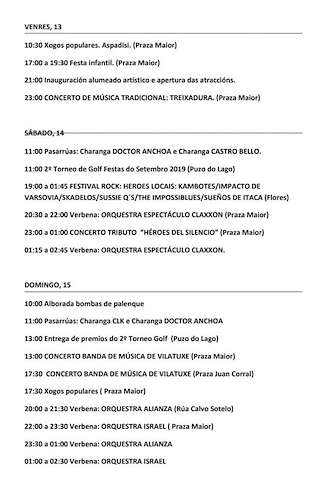 Festas de San Cibrao - Vila do Arenteiro en O Carballiño