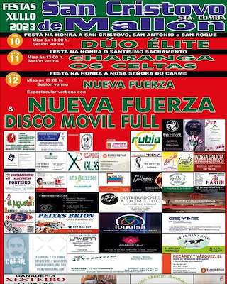 Festas de San Cristovo de Mallón en Santa Comba