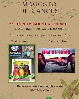 Festas de San Martiño - Magosto de Cances en Carballo