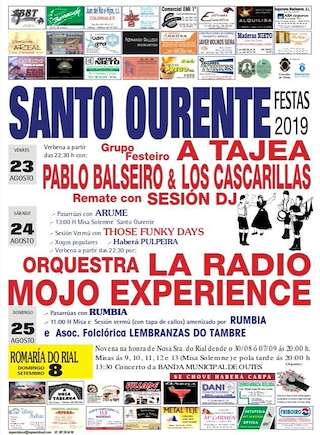 Festas de San Ourente en Outes
