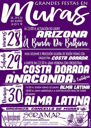 Festas de San Pedro e a Virxe do Cobre en Muras