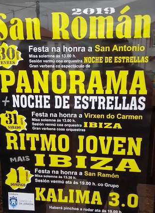 Festas de San Román en Laracha