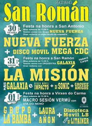 Festas de San Román en Laracha