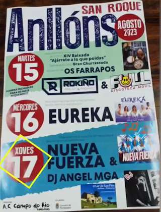 San Roque de Anllóns (2026) en Ponteceso