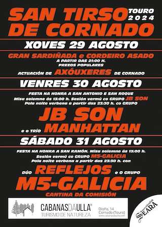 Festas de San Tirso de Cornado en Touro