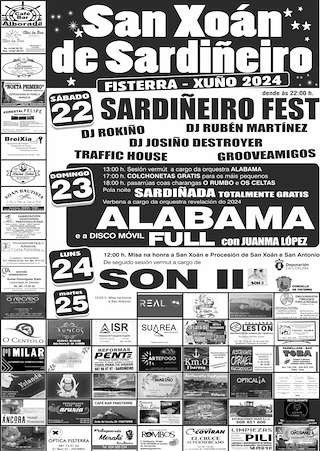 Festas de San Xoán Bautista de Sardiñeiro en Fisterra