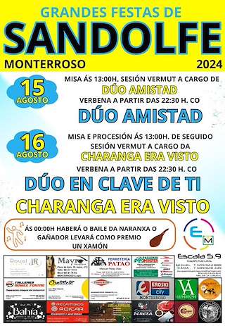 Festas de Sandolfe (2026) en Monterroso
