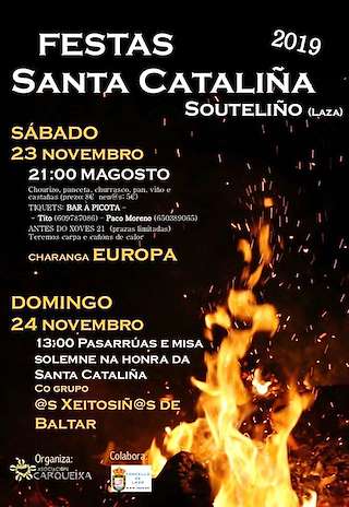 Festas de Santa Cataliña de Souteliño en Laza