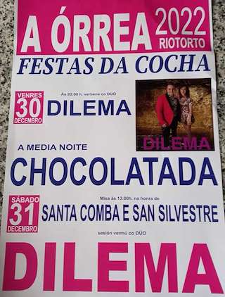 Festas de Santa Comba de Órrea en Riotorto