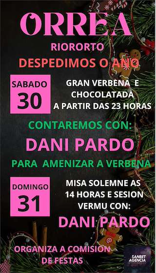 Festas de Santa Comba de Órrea en Riotorto