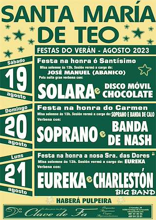 Festas de Santa María en Teo