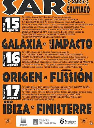 Festas de Sar en Santiago de Compostela