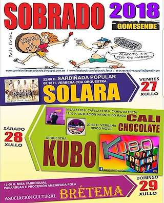 Festas de Sobrado en Gomesende