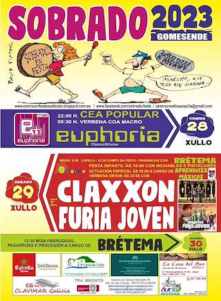 Festas de Sobrado en Gomesende