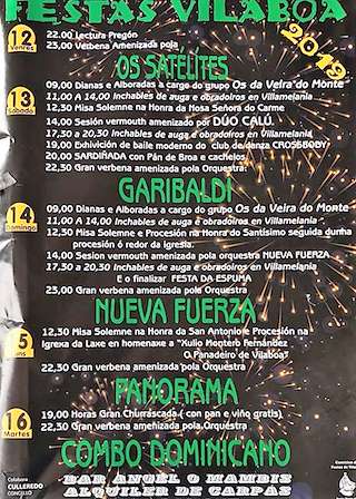 Festas de Vilaboa en Culleredo