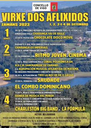 Festas de Zamáns - Virxe dos Aflixidos en Vigo