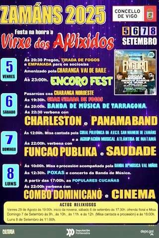 Festas de Zamáns - Virxe dos Aflixidos (2026) en Vigo
