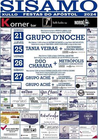 Festas do Apóstol de Sísamo en Carballo