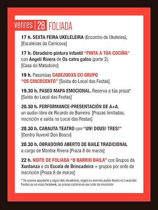 Festas do Barrio de San Pedro (2026) en Santiago de Compostela