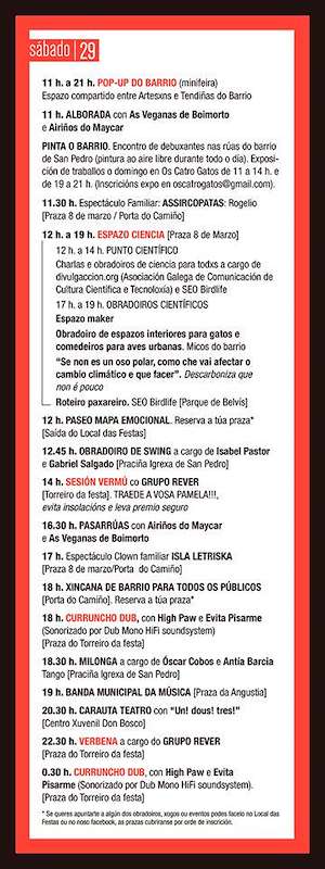 Festas do Barrio de San Pedro (2026) en Santiago de Compostela